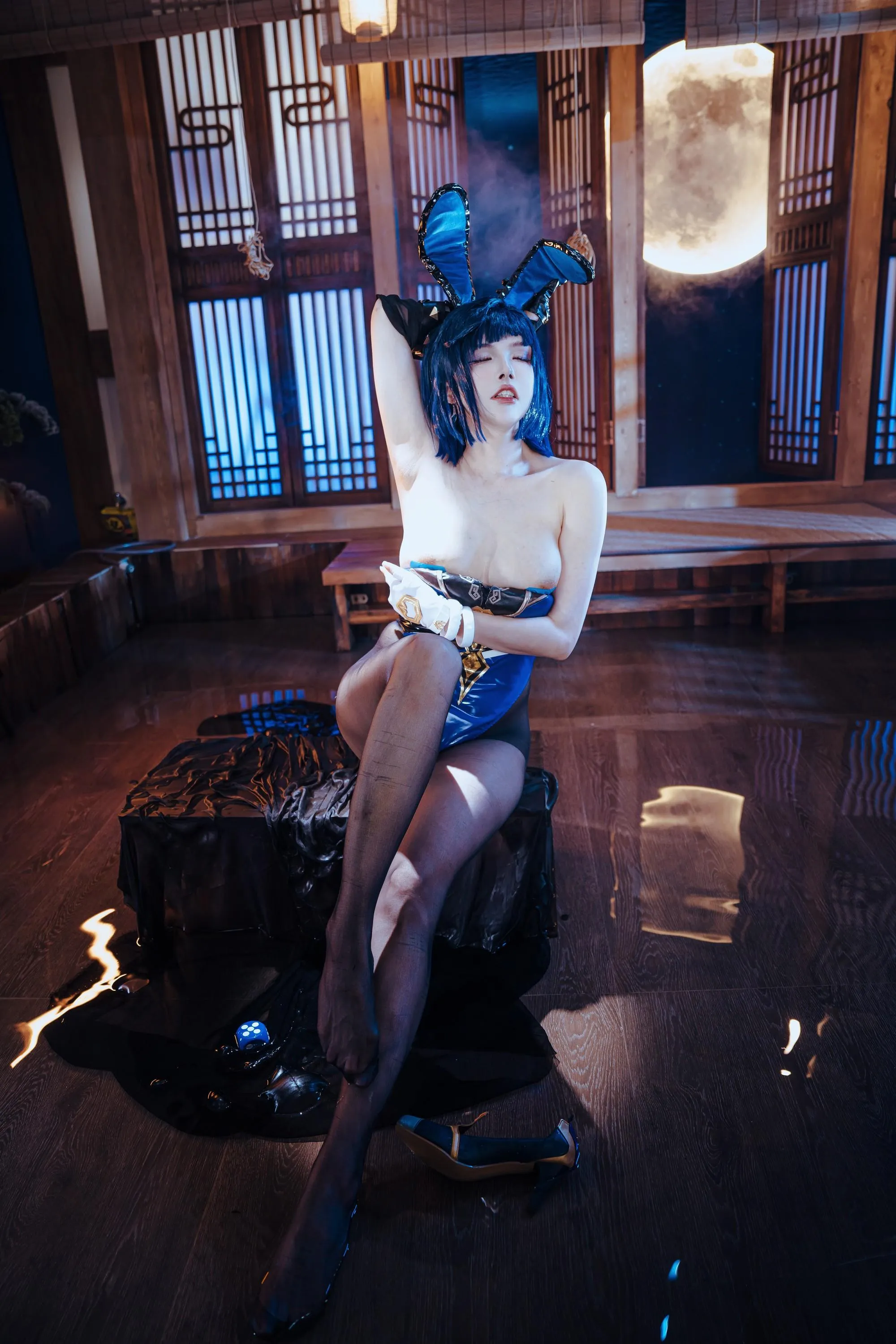 秋和柯基 – NO.105 夜兰 兔女郎 [92P]插图9